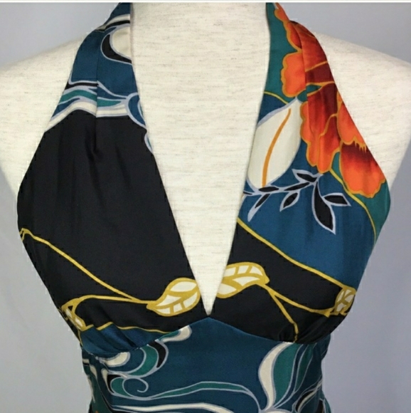 Laundry by Shelli Segal Dress Silk Floral Size 4 - Picture 2 of 5